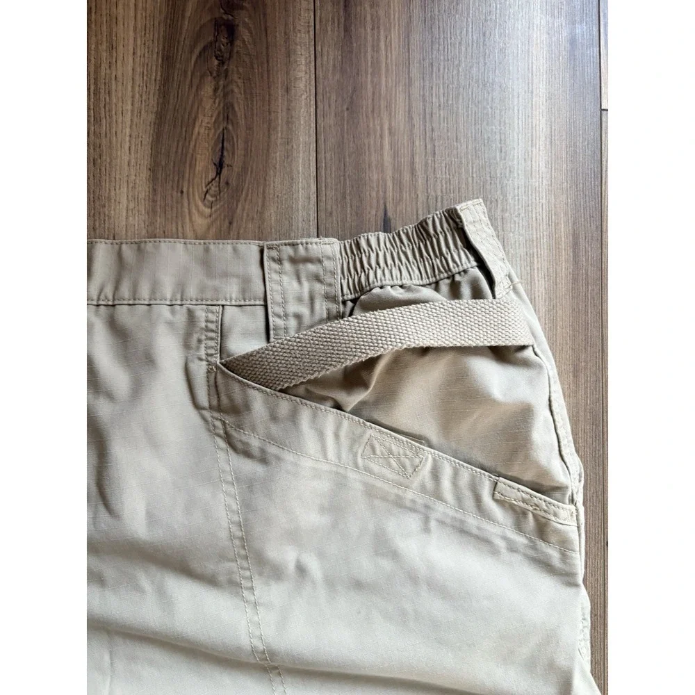 5.11 Tactical Series Shorts Mens 42 Khaki Cargo Cotton Blend Pockets Outdoors‎
